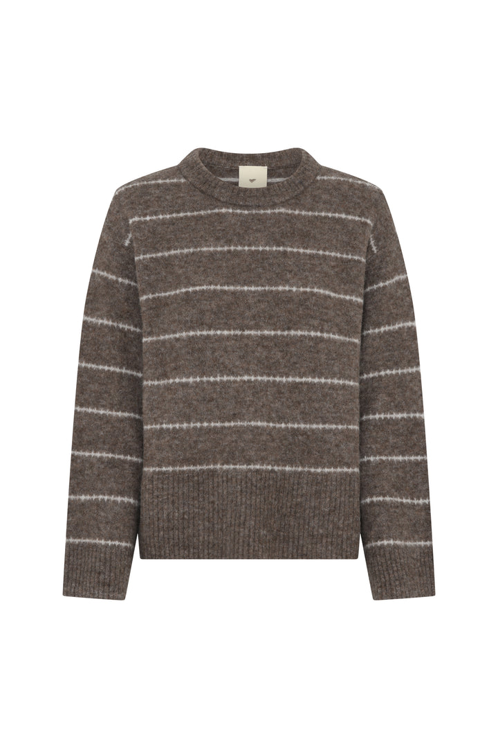 Heartmade HMKeso strik KNITWEAR 15 Walnut