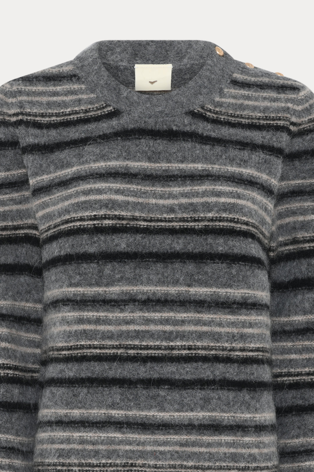 Heartmade HMKinea strik KNITWEAR, LIGHT 131 Chateau grey
