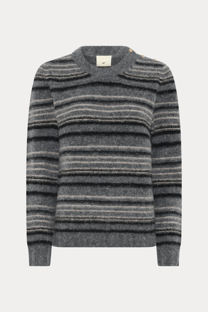 Heartmade HMKinea strik KNITWEAR, LIGHT 131 Chateau grey