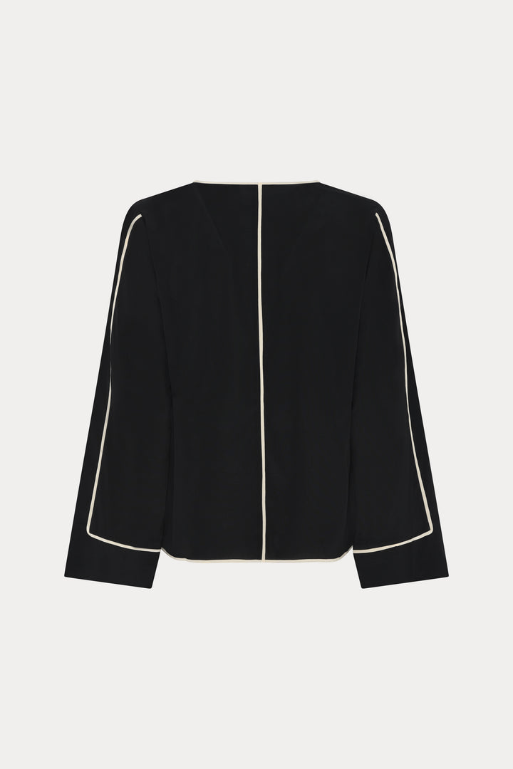 Heartmade HMMabia bluse BLOUSE Sort