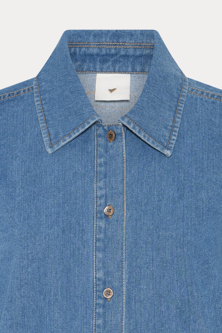 Heartmade HMMailo skjorte SHIRTS 210 Deep ocean