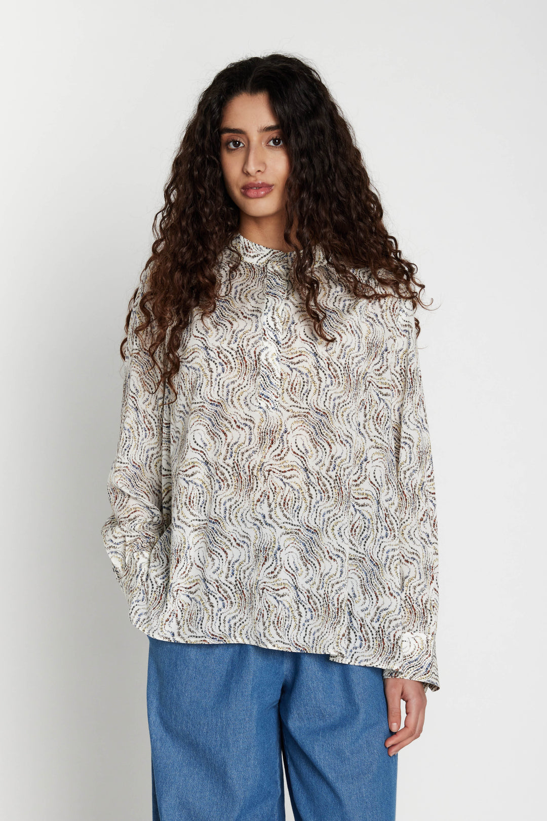 Heartmade HMMalis skjorte SHIRTS 802 Delicate Bloom print