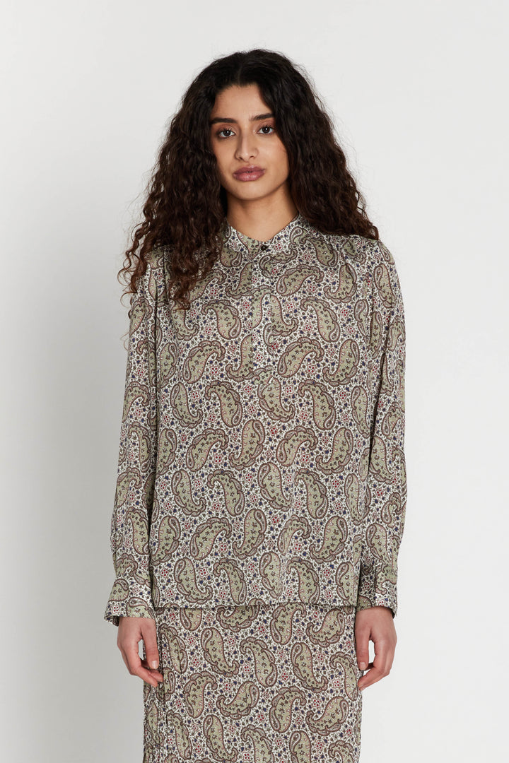 Heartmade HMMalis skjorte SHIRTS 808 Rose paisley print