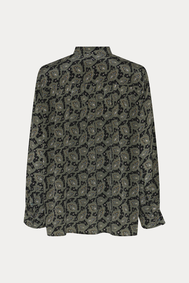 Heartmade HMMalis skjorte SHIRTS 800 Forest green print
