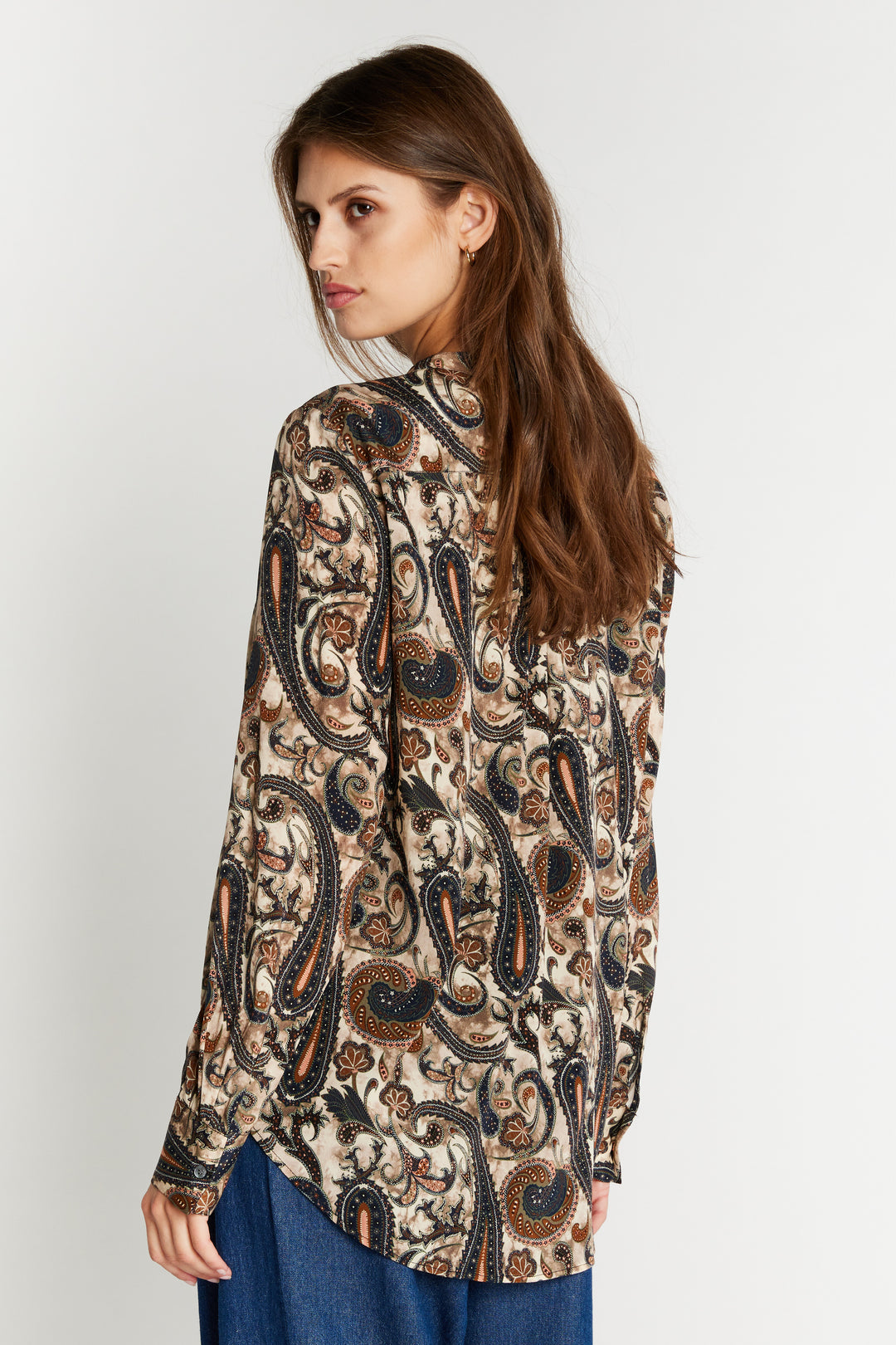 Heartmade HMMaple skjorte SHIRTS 803 Earthy Paisley print
