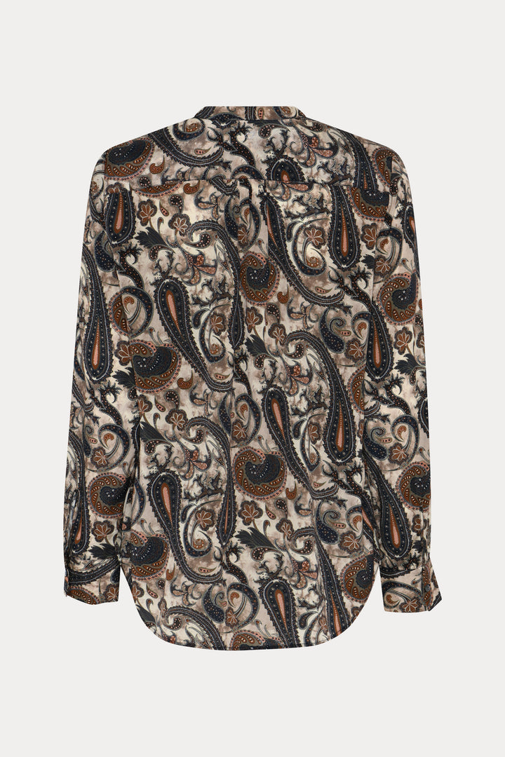 Heartmade HMMaple skjorte SHIRTS 803 Earthy Paisley print