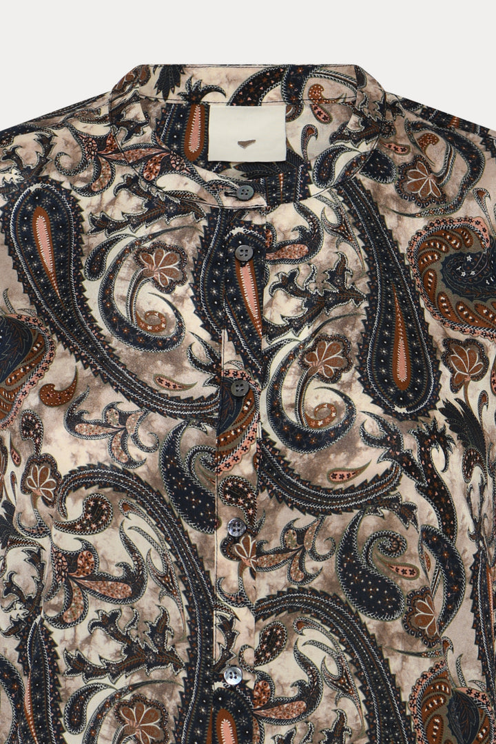 Heartmade HMMaple skjorte SHIRTS 803 Earthy Paisley print