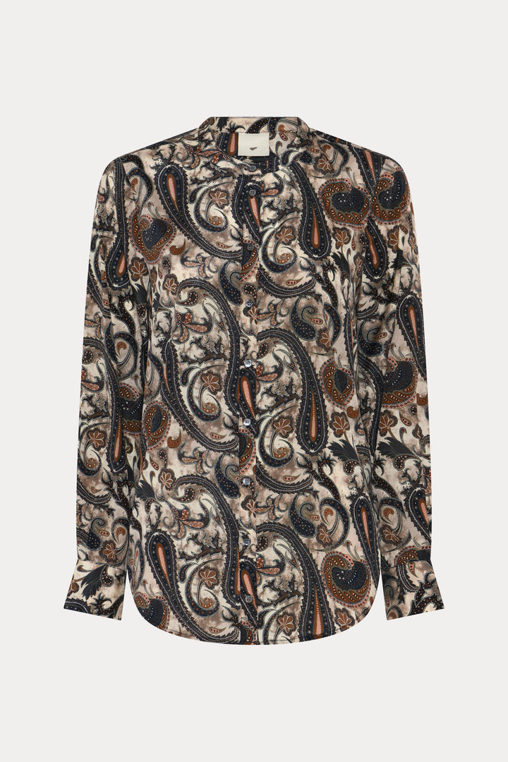 Heartmade HMMaple skjorte SHIRTS 803 Earthy Paisley print