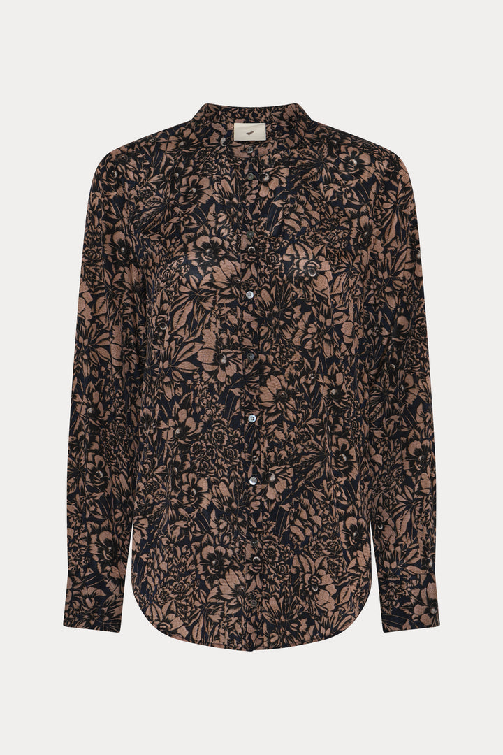 Heartmade HMMaple skjorte SHIRTS 807 Rose flower print