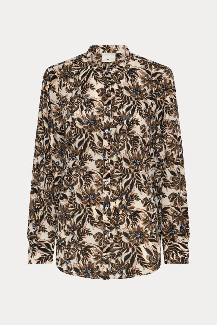 Heartmade HMMaple skjorte SHIRTS 852 Shitake print