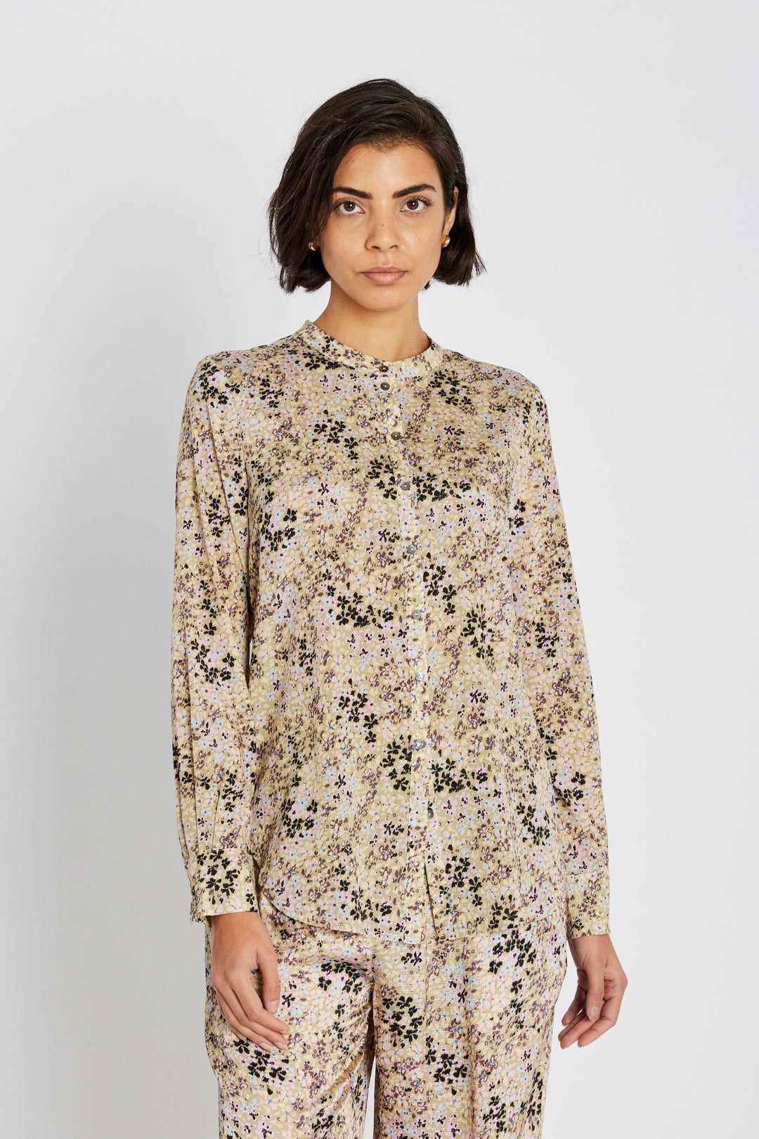 Heartmade HMMaple skjorte SHIRTS 805 Light flower print