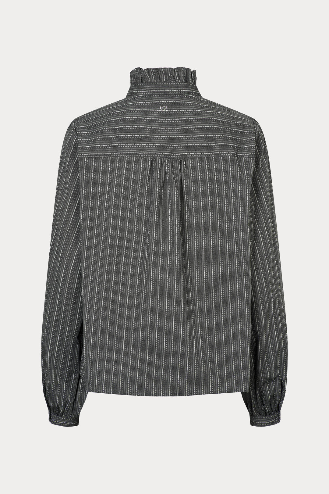Heartmade HMMarthe skjorte SHIRTS 417 Grey stripe