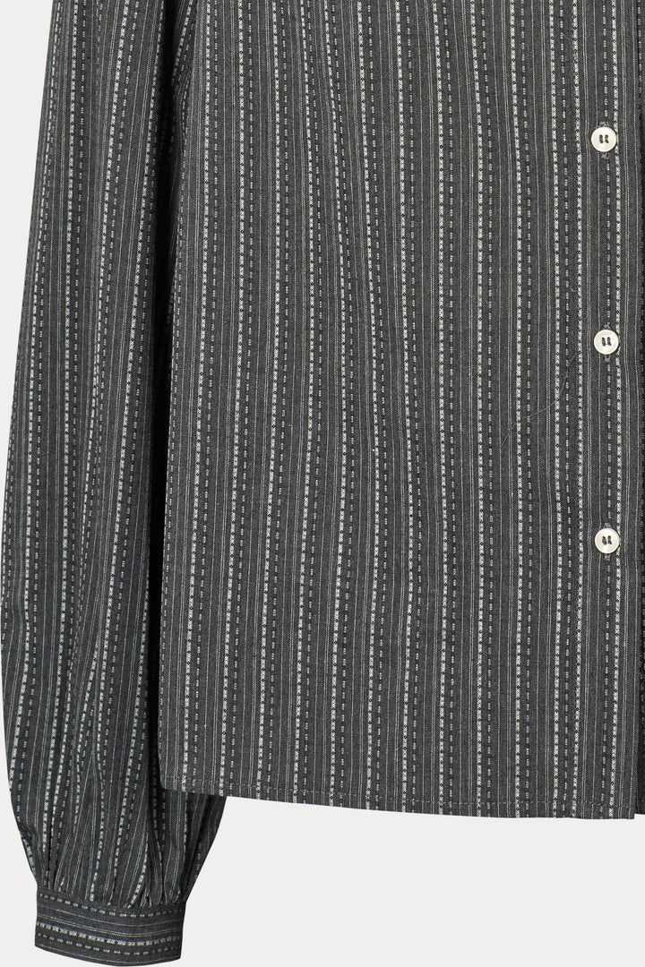 Heartmade HMMarthe skjorte SHIRTS 417 Grey stripe