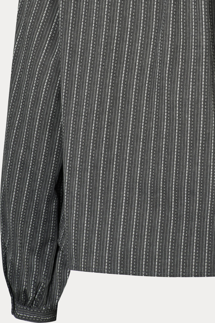 Heartmade HMMarthe skjorte SHIRTS 417 Grey stripe