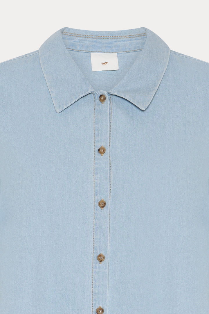 Heartmade HMMatea skjorte SHIRTS 202 Light blue denim