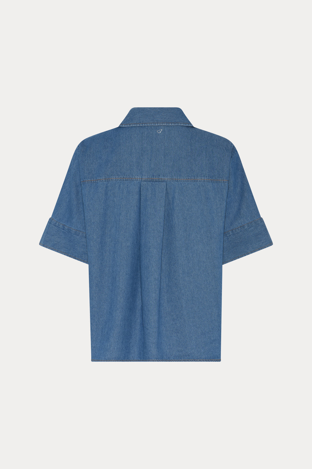 Heartmade HMMeki denim skjorte SHIRTS 218 Steel Blue