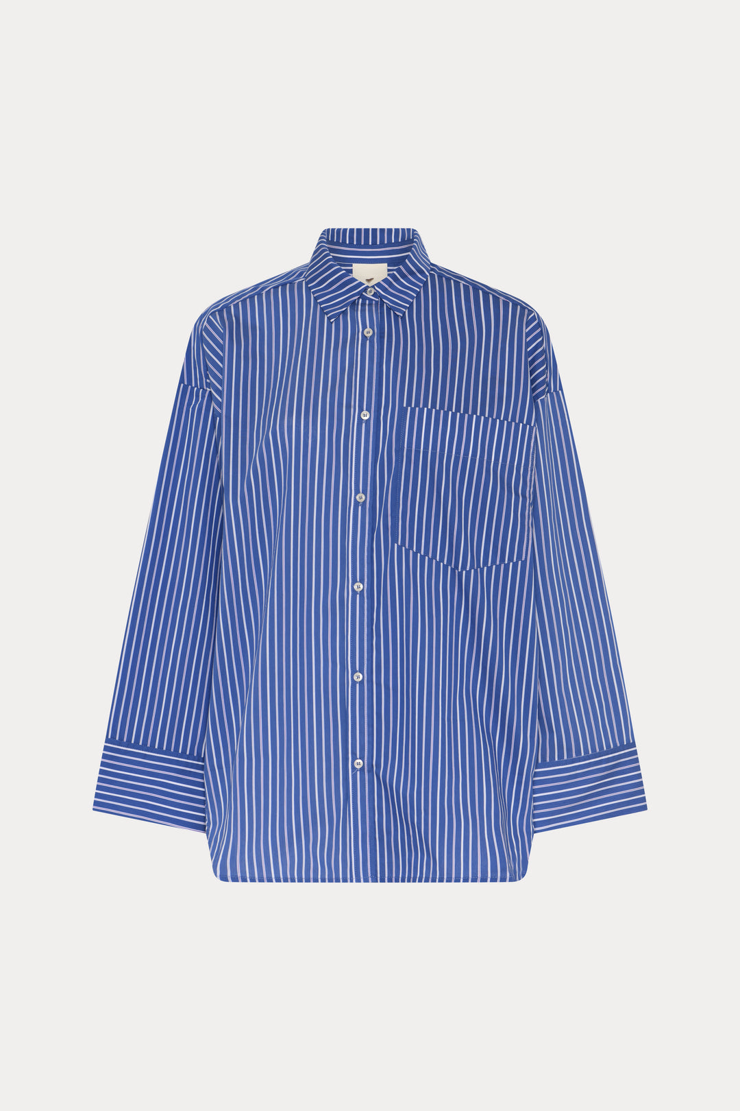 Heartmade HMMekia skjorte SHIRTS 601 Mixed blue stripe