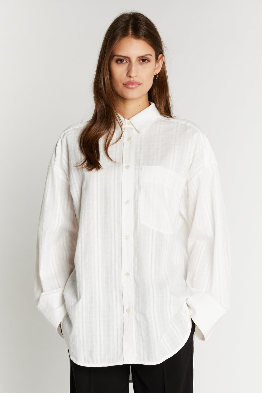 Heartmade HMMekia skjorte SHIRTS 022 White daisy
