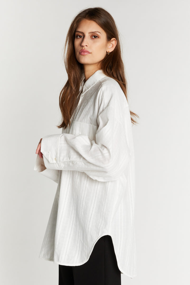 Heartmade HMMekia skjorte SHIRTS 022 White daisy