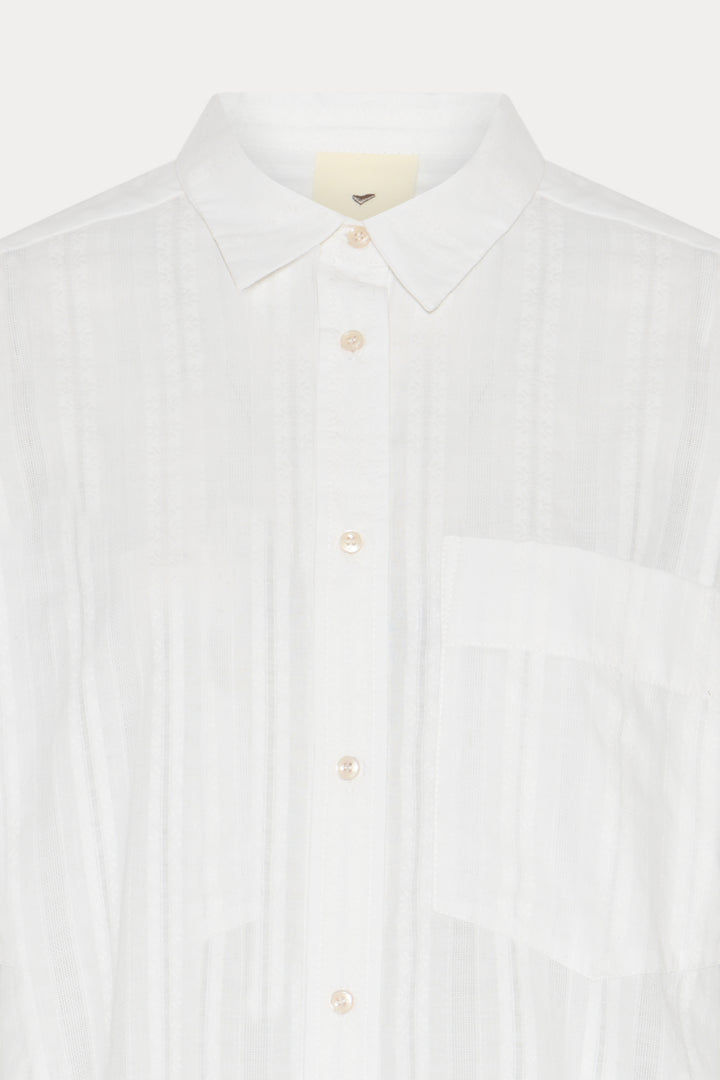 Heartmade HMMekia skjorte SHIRTS 022 White daisy