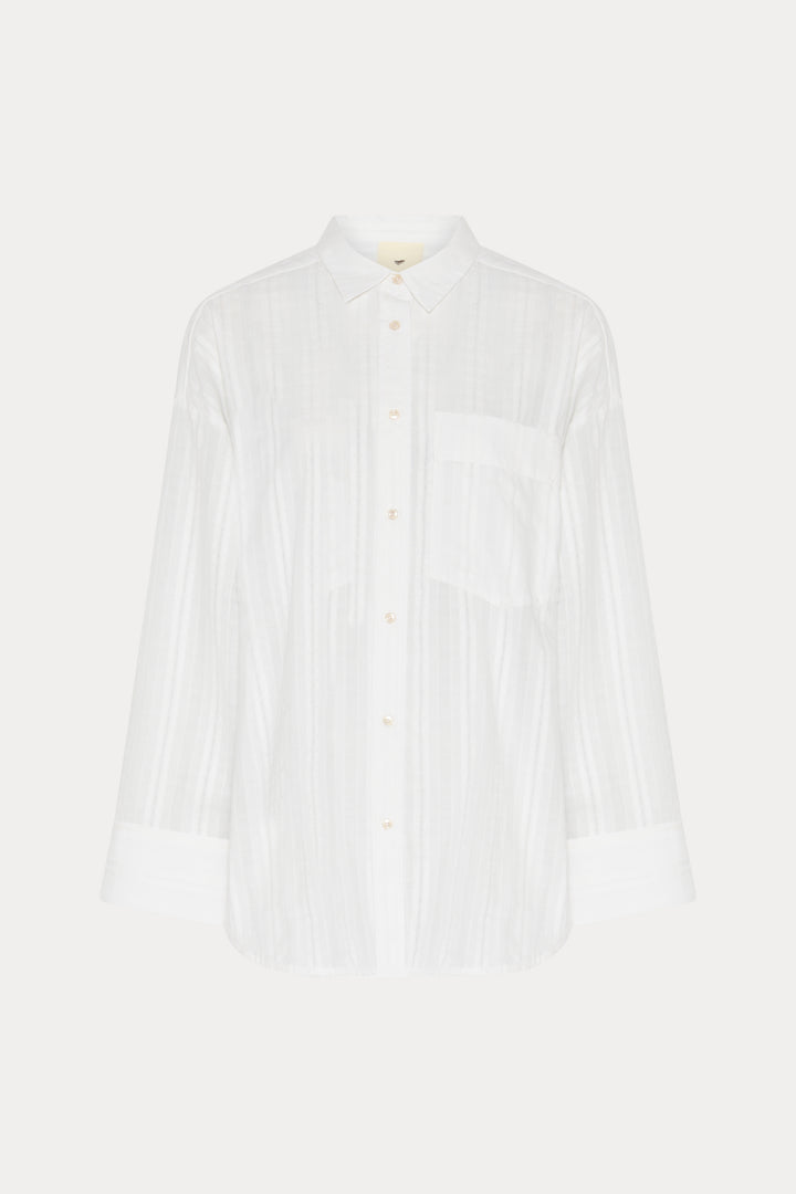 Heartmade HMMekia skjorte SHIRTS 022 White daisy