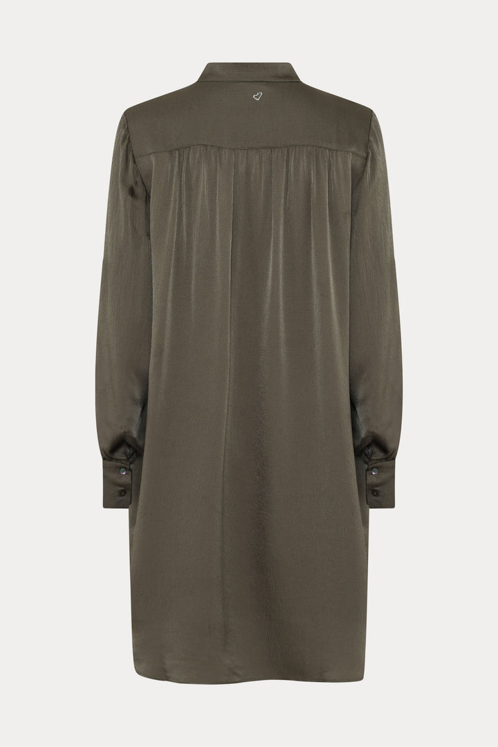 Heartmade HMMerina skjortekjole DRESSES 532 Posy Green