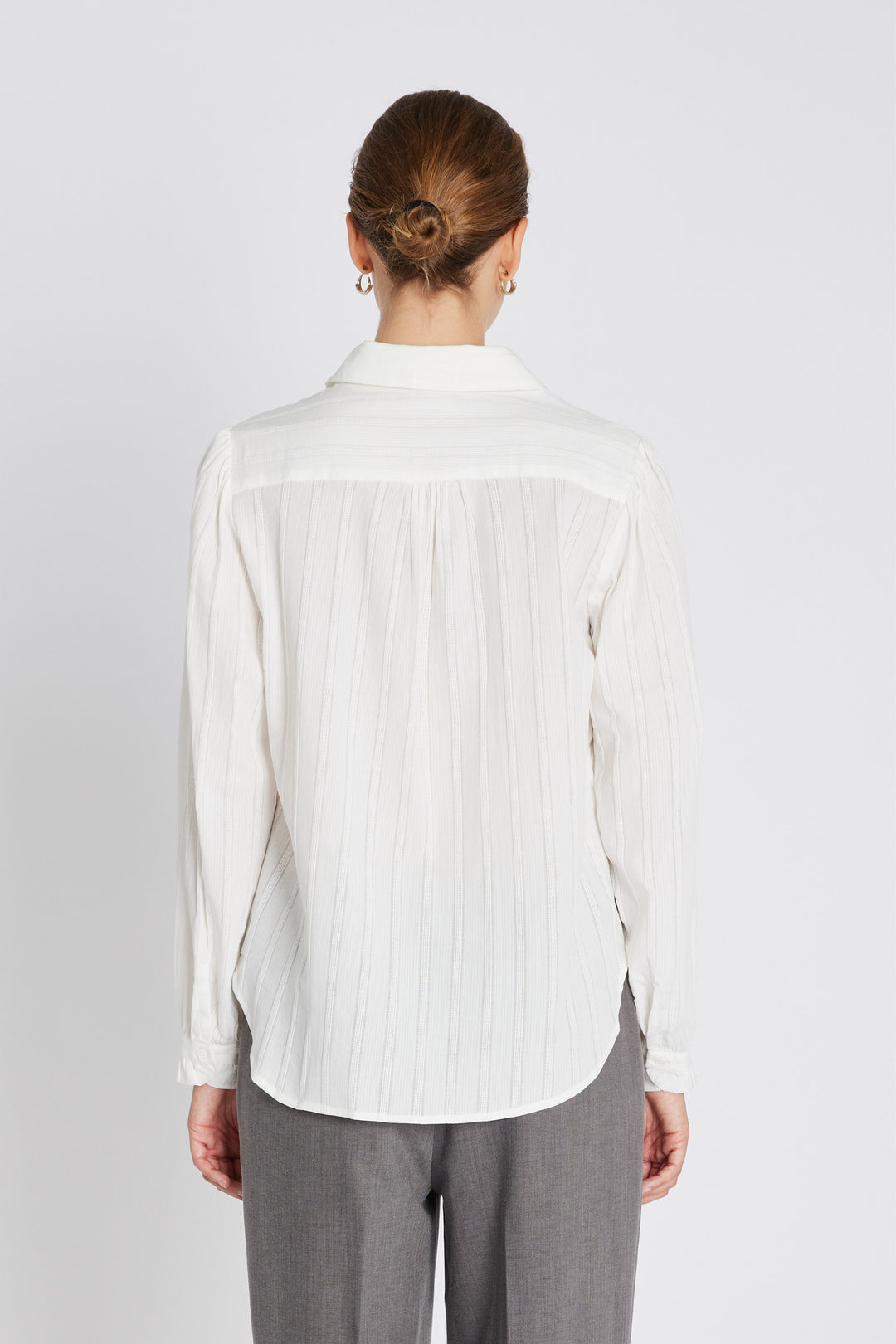 Heartmade HMMesea skjorte SHIRTS 158 Bellini white