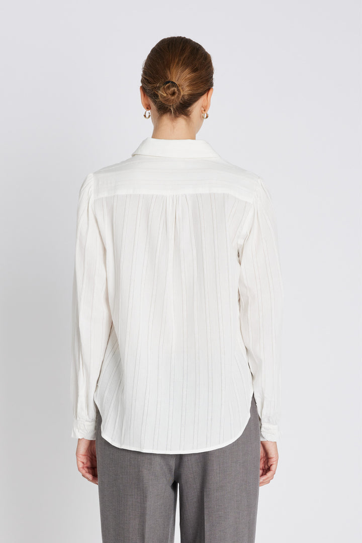 Heartmade HMMesea skjorte SHIRTS 158 Bellini white