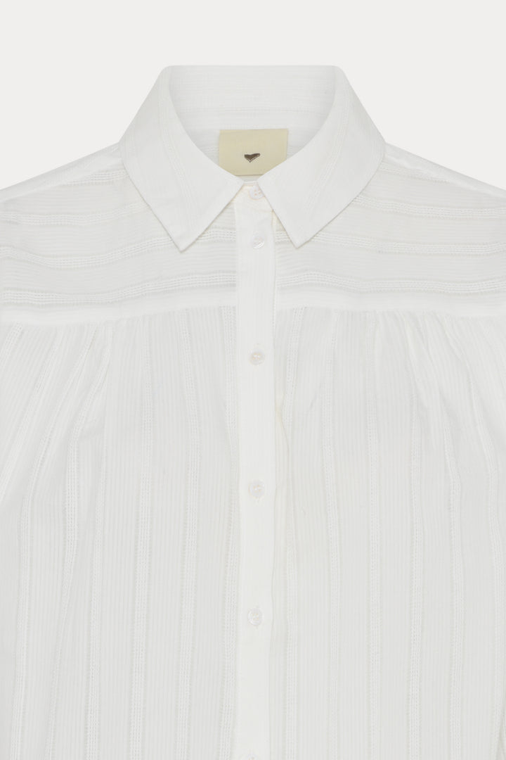 Heartmade HMMesea skjorte SHIRTS 158 Bellini white