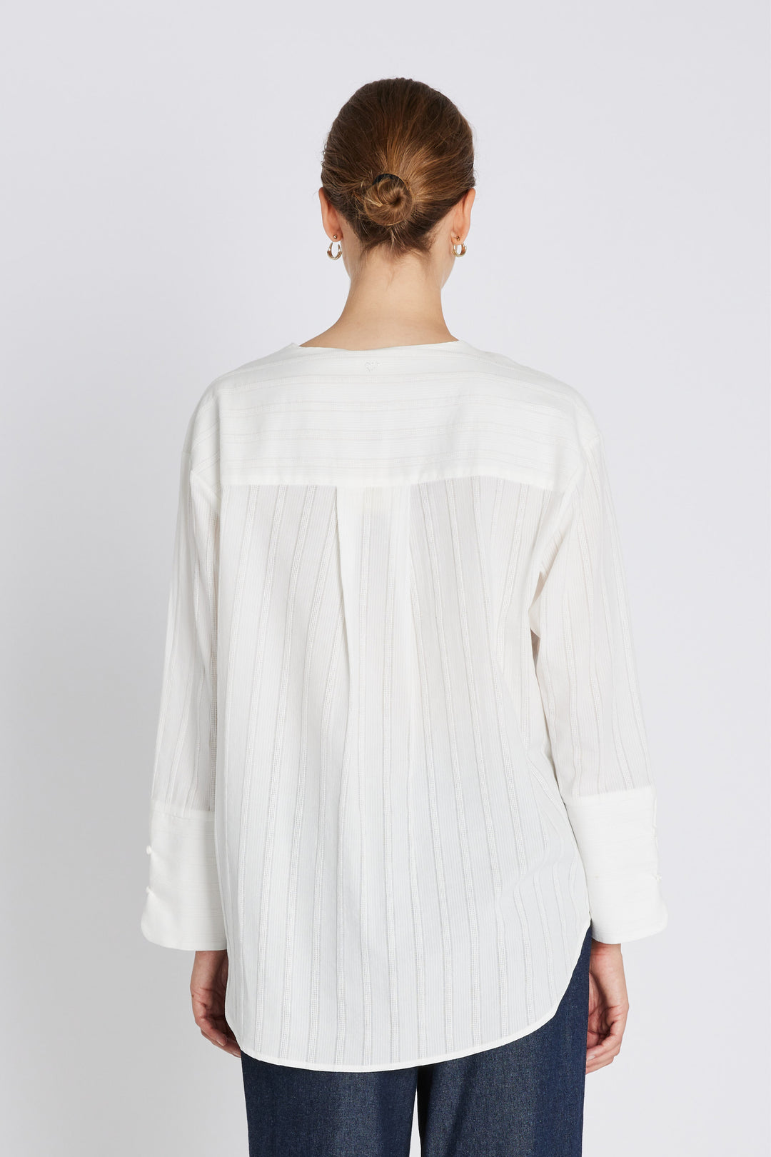 Heartmade HMMetan skjorte SHIRTS 158 Bellini white