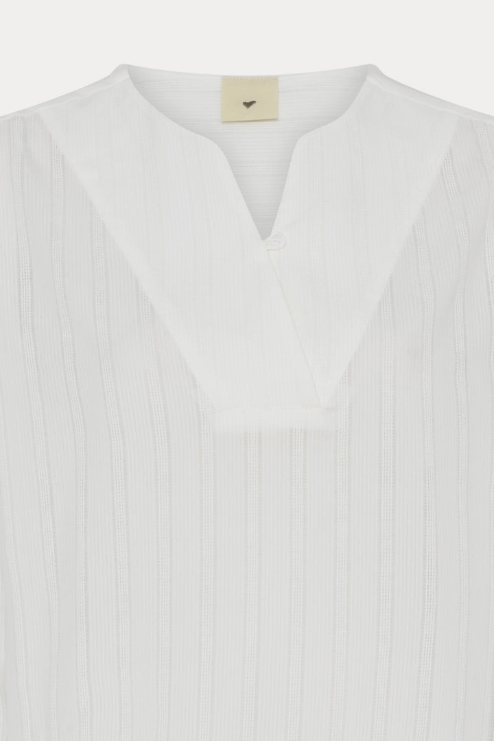 Heartmade HMMetan skjorte SHIRTS 158 Bellini white