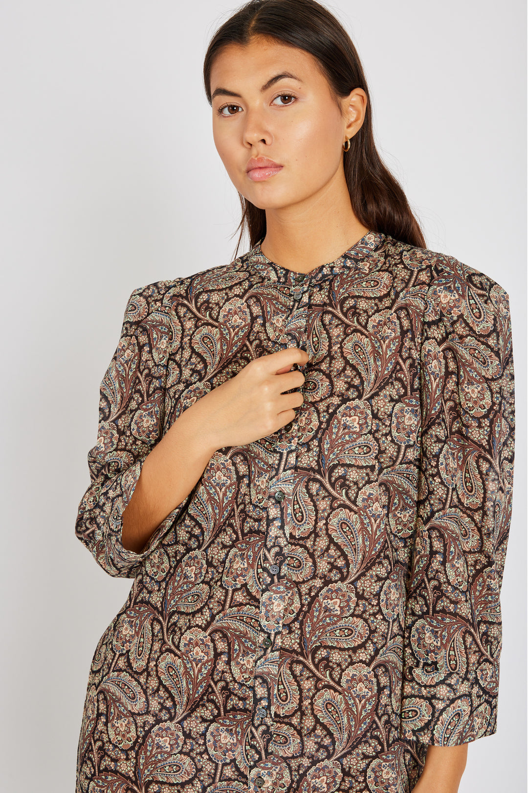 Heartmade HMMeva skjortekjole DRESSES 818 Paisley