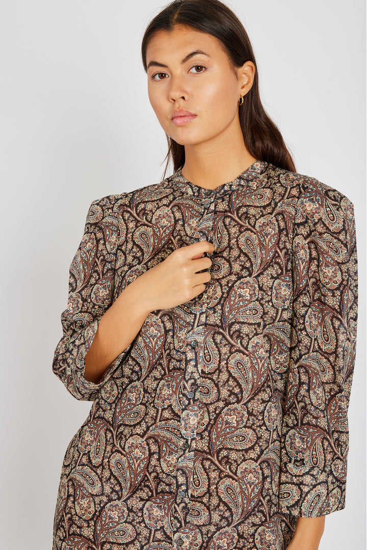 Heartmade HMMeva skjortekjole DRESSES 818 Paisley