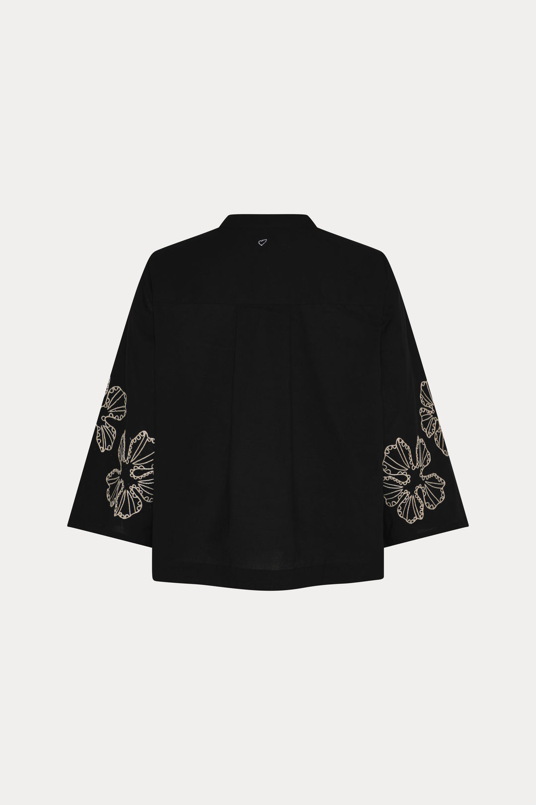 Heartmade HMMielo bluse BLOUSE 907 Black embroidery