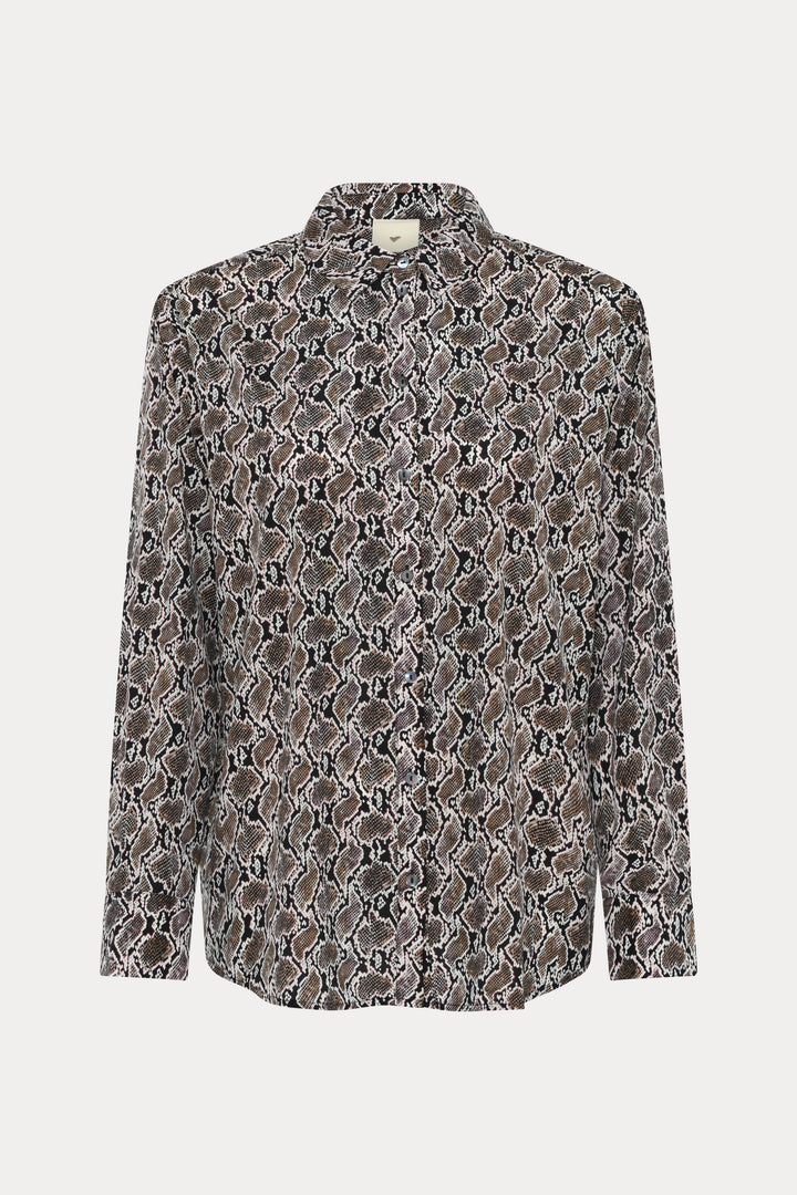 Heartmade HMMilard skjorte SHIRTS 920 Black snake