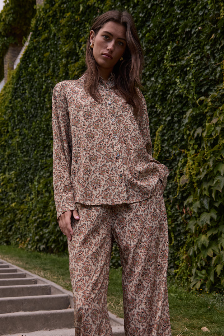 Heartmade HMMilard skjorte SHIRTS 337 Sand Dekor