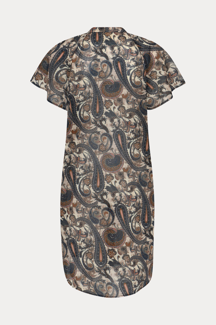 Heartmade HMMinna skjortekjole DRESSES 803 Earthy Paisley print