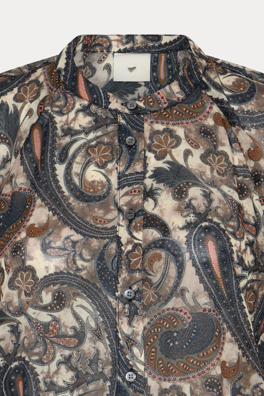 Heartmade HMMinna skjortekjole DRESSES 803 Earthy Paisley print
