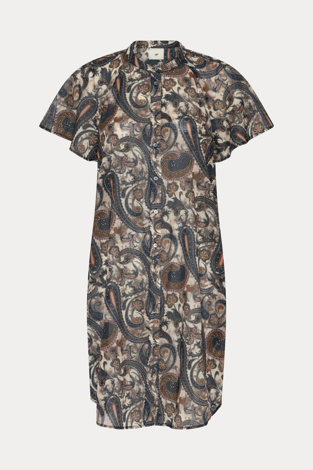 Heartmade HMMinna skjortekjole DRESSES 803 Earthy Paisley print