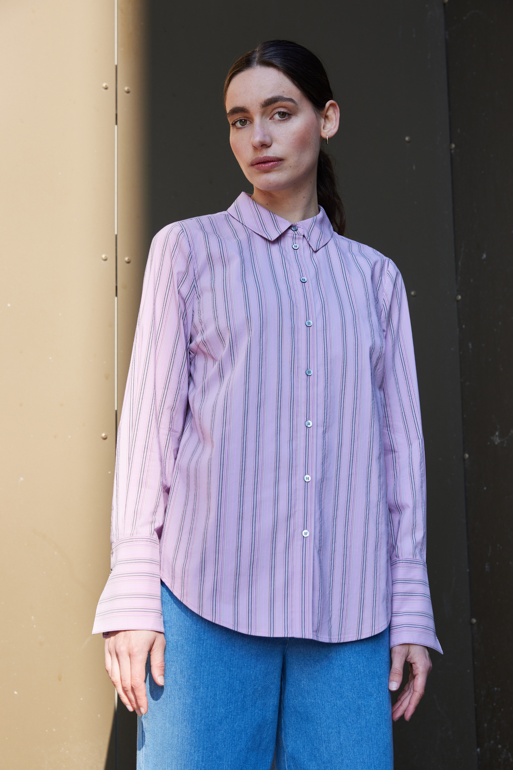Heartmade HMMiri skjorte SHIRTS 370 Pink stripe
