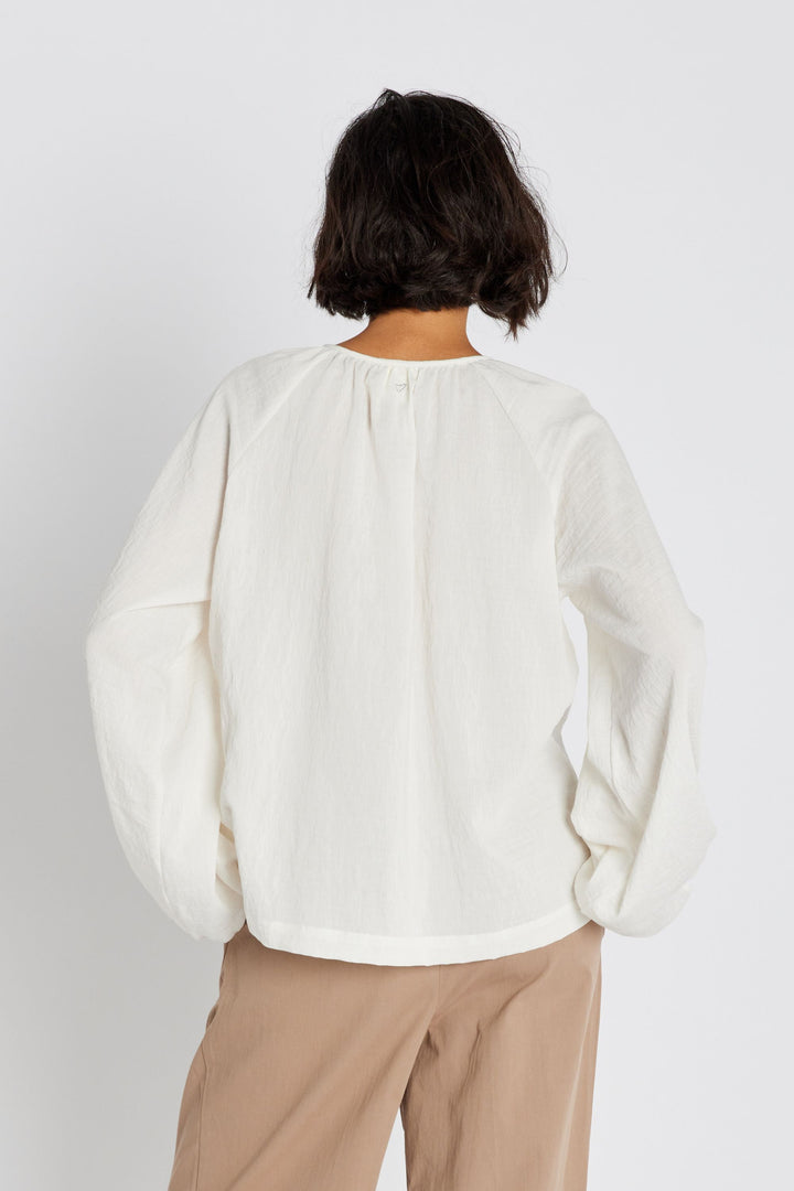 Heartmade HMMirla bluse BLOUSE 02 Off white