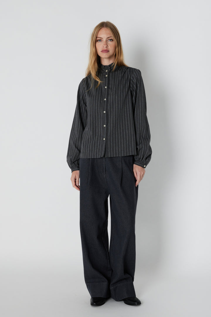 Heartmade HMNelyn bukser TROUSERS 400 Black denim
