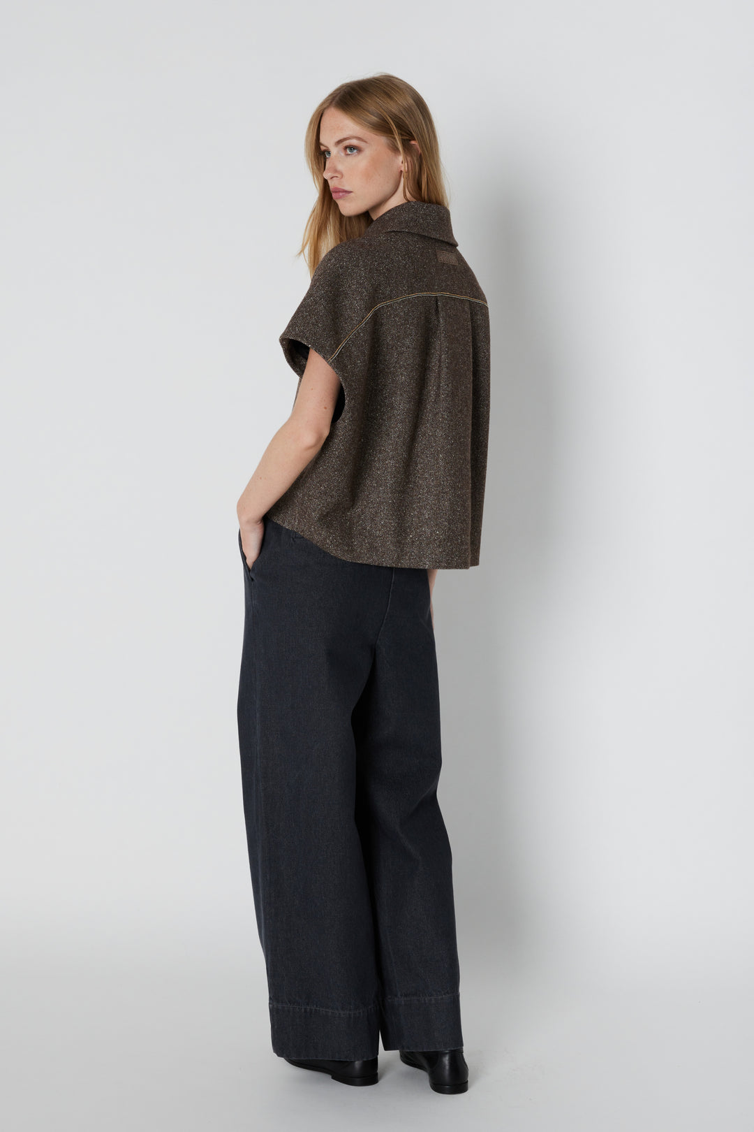Heartmade HMNelyn bukser TROUSERS 400 Black denim