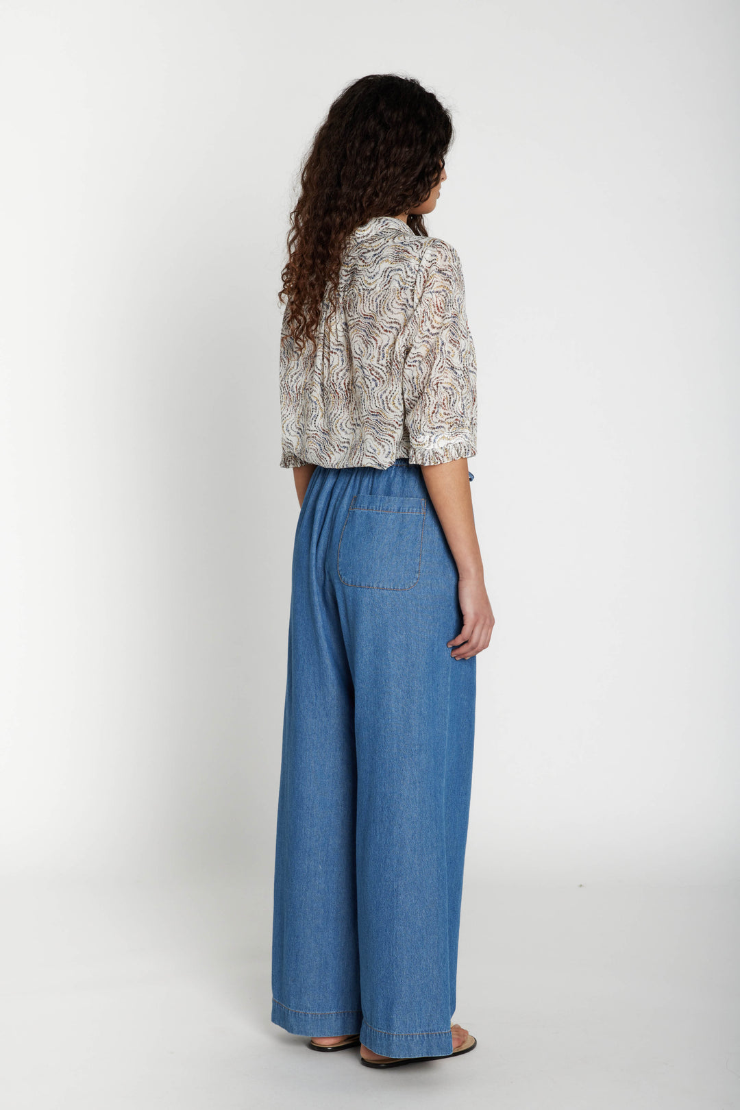 Heartmade HMNiso denim bukser TROUSERS 218 Steel Blue