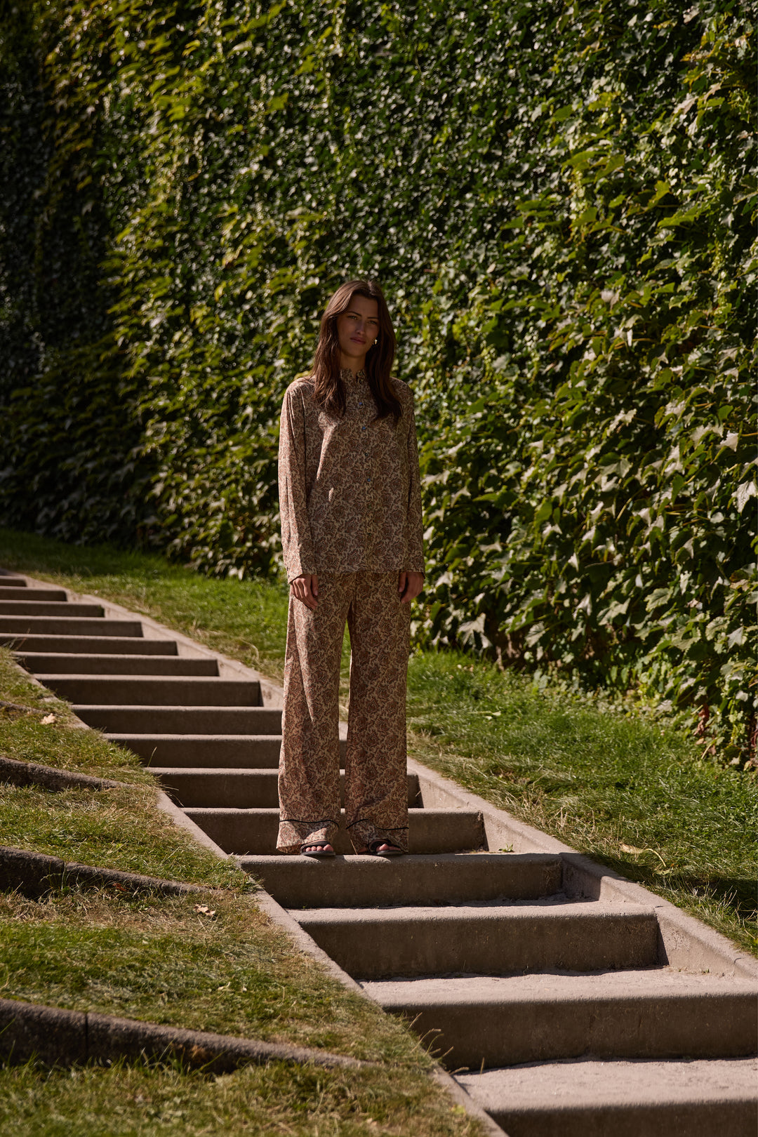 Heartmade HMNoly bukser TROUSERS 337 Sand Dekor