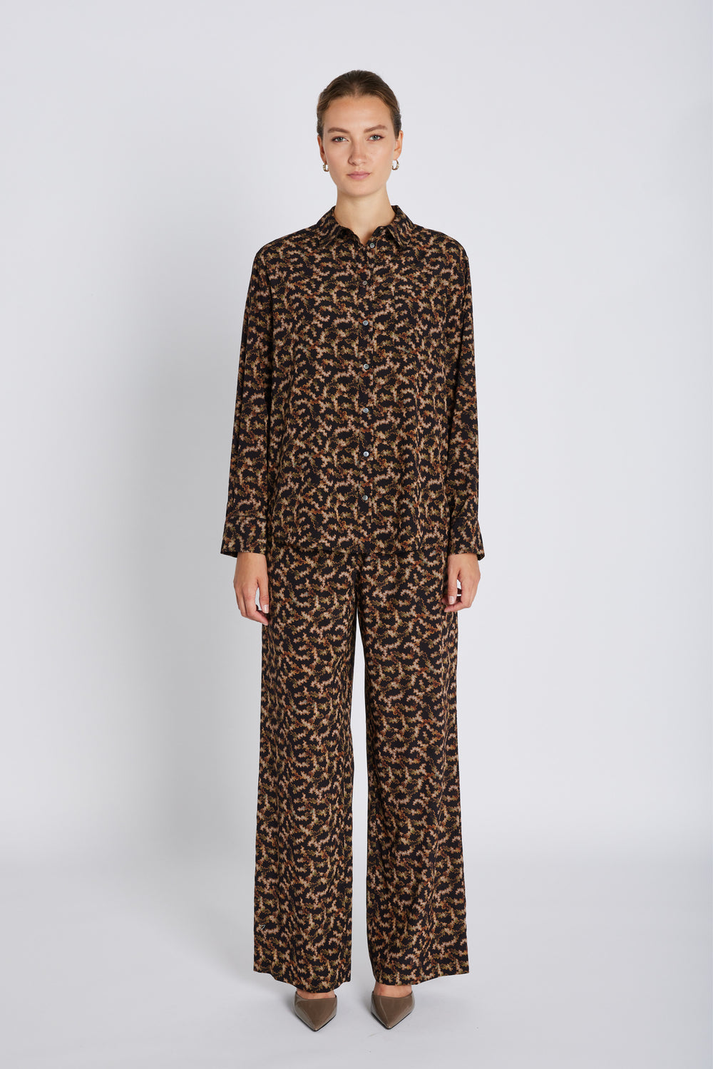 Heartmade HMNoran bukser TROUSERS 771 Fall leaf