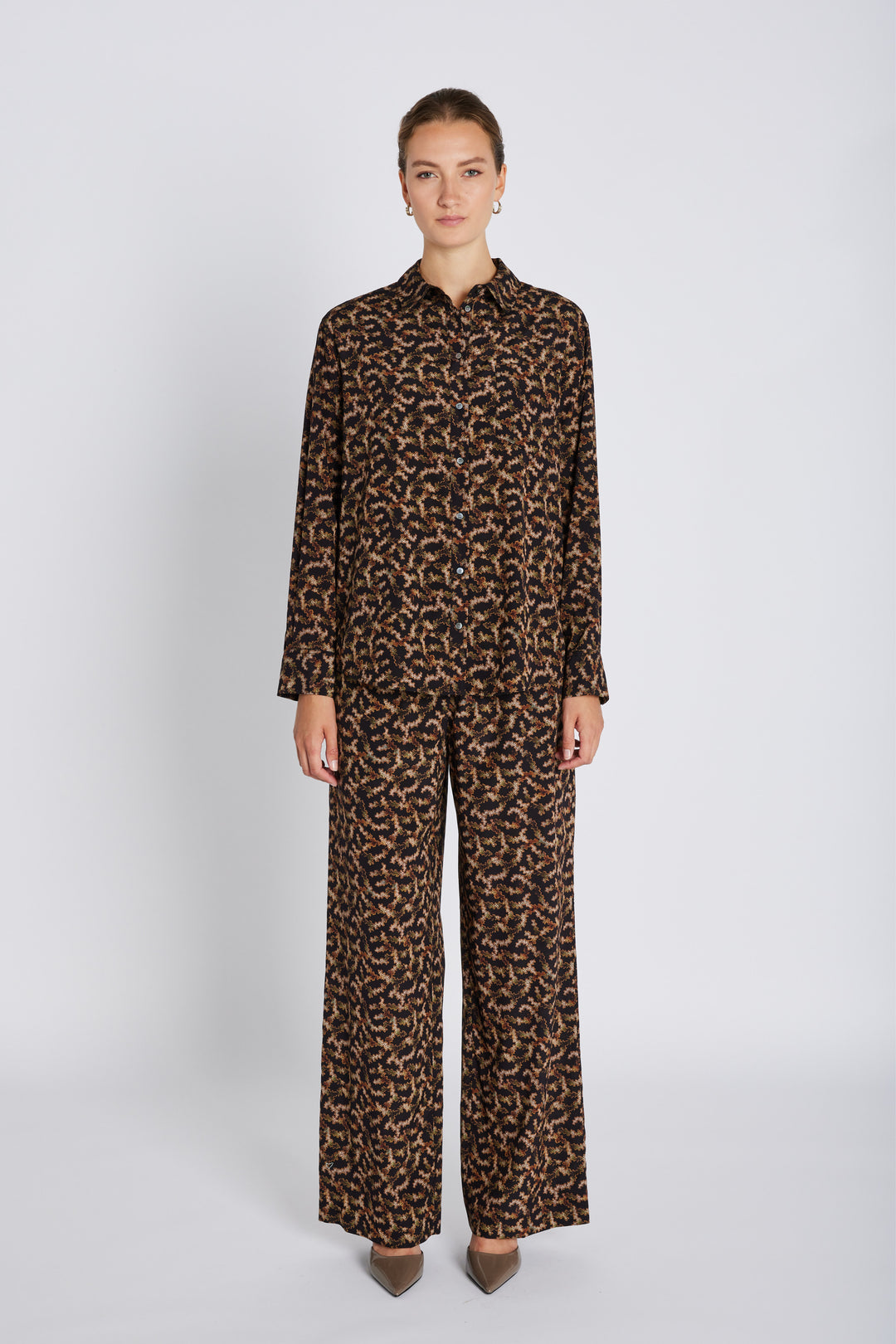 Heartmade HMNoran bukser TROUSERS 771 Fall leaf