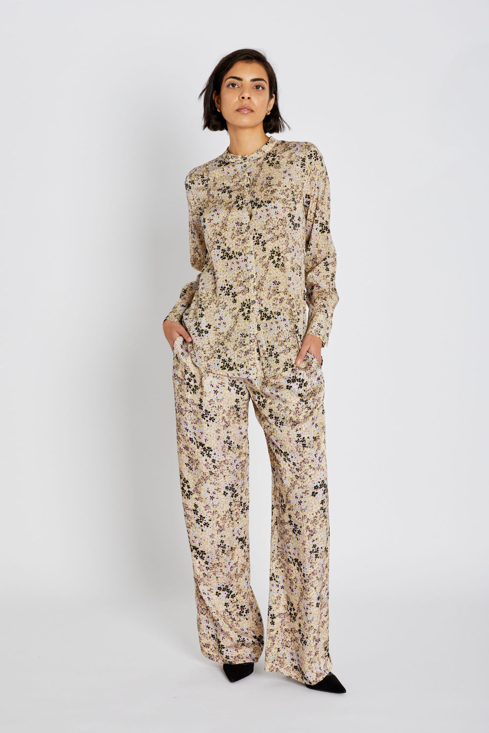 Heartmade HMNoran bukser TROUSERS 805 Light flower print