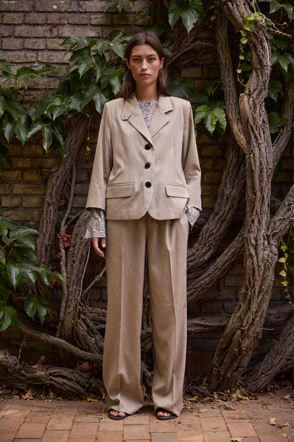 Heartmade HMNoran bukser TROUSERS 307 Light Fawn