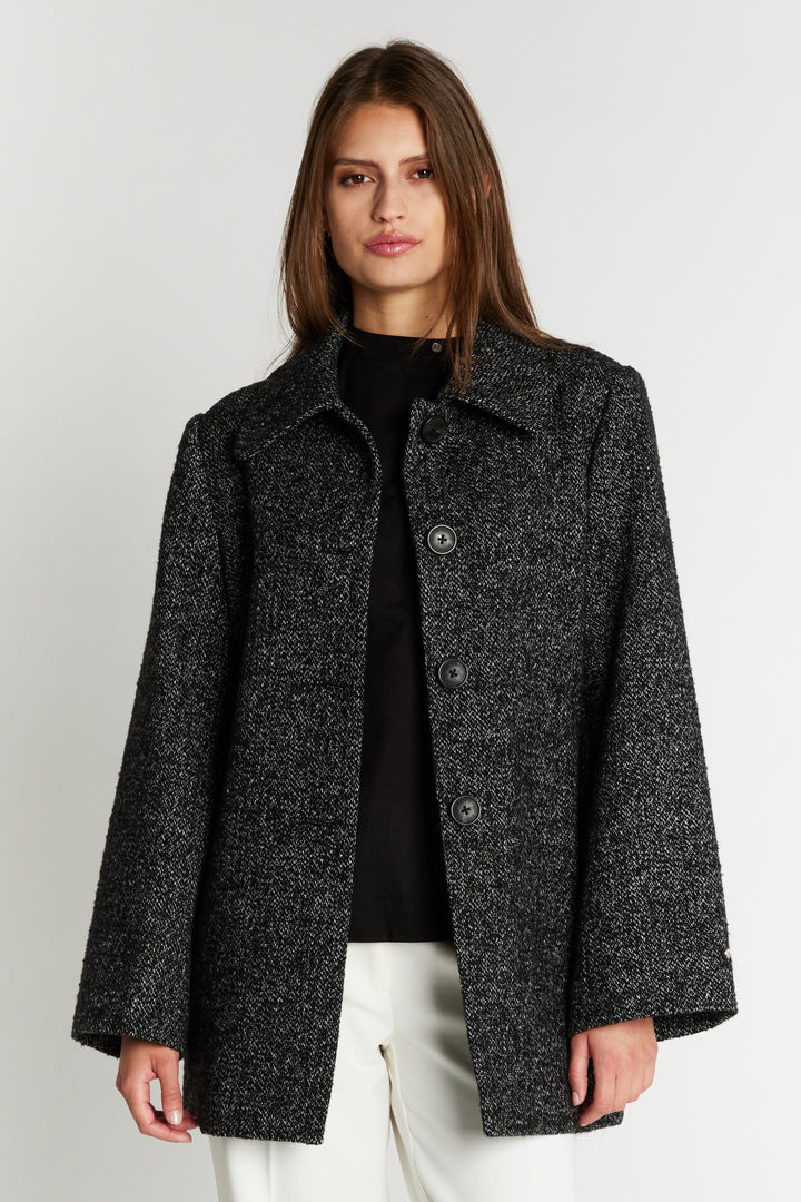 Heartmade HMReon jakke OUTERWEAR 913 Salt & Pepper